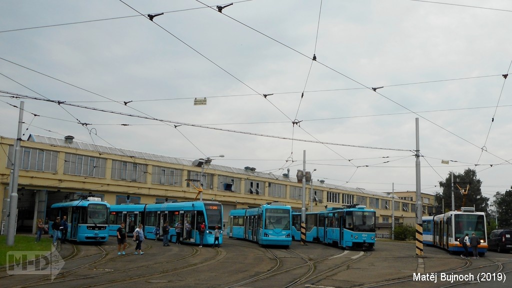 7.9.2019   Vystavené tramvaje